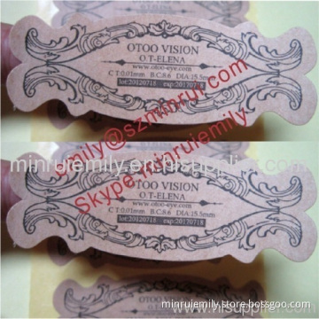Custom Brown Kraft Address Labels,contact Details Labels 